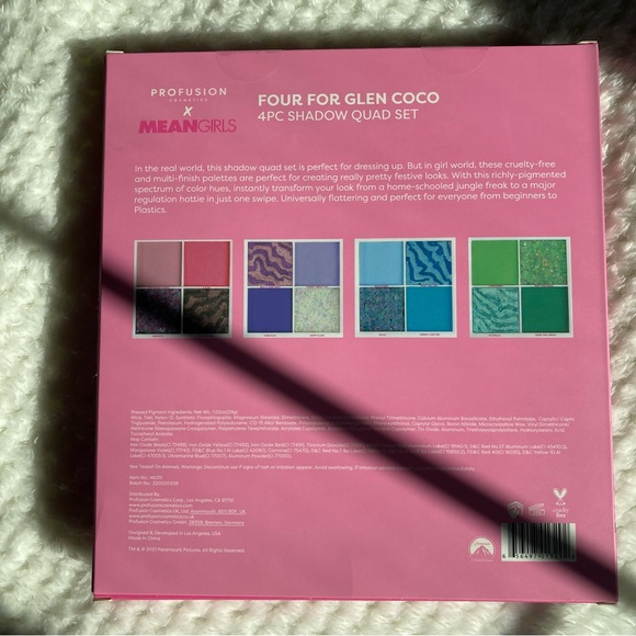 Official Meangirls Quad Eye Shadow Set - Picture 10 of 16
